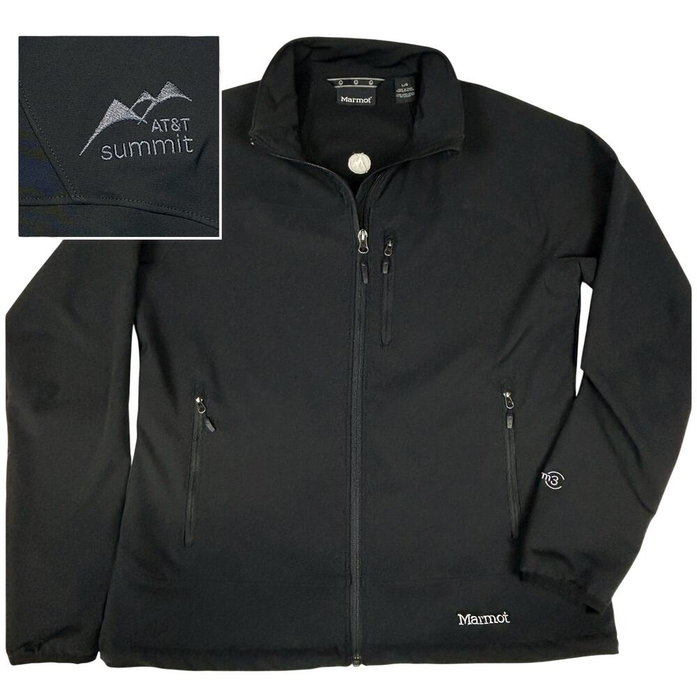 AT&T Summit 2013 Award MARMOT Tempo Softshell Jacket Womens Large Black A98300